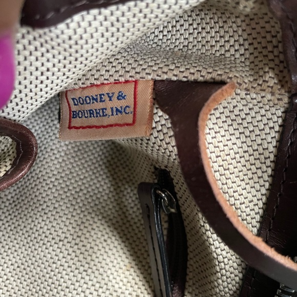 Dooney & Bourke Signature Monogram Canvas Hobo bag Vintage - Picture 8 of 9